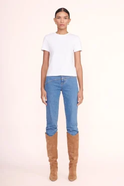 STAUD CREW NECK T SHIRT |> Tops