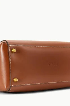 STAUD | CUSTOM SHIRLEY LEATHER BAG | SADDLE><noscript><img width=