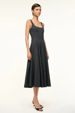 STAUD | WELLS DRESS> Midi Dresses|Dresses