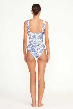 STAUD ADELAIDE ONE PIECE BLUE TOILE><noscript><img width=
