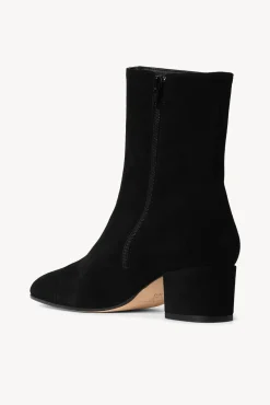 STAUD AIMEE SHORT BOOT BLACK SUEDE><noscript><img width=