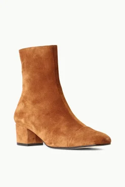 STAUD AIMEE SHORT BOOT TAN SUEDE><noscript><img width=