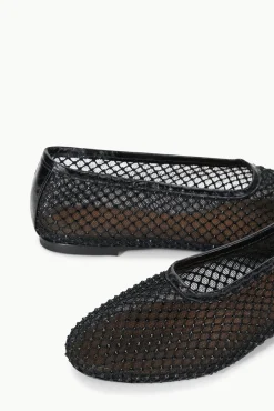 STAUD ALBA BALLET FLAT CRYSTAL MESH><noscript><img width=