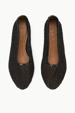 STAUD ALBA BALLET FLAT CRYSTAL MESH><noscript><img width=