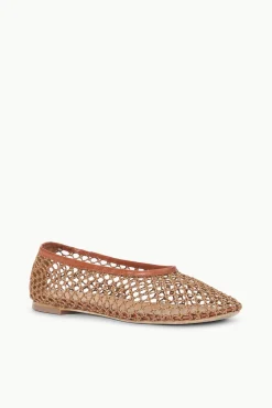 STAUD ALBA BALLET TAN NETTING><noscript><img width=