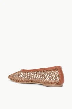 STAUD ALBA BALLET TAN NETTING><noscript><img width=