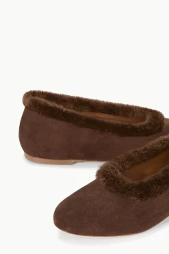 STAUD ALBA FAUX FUR TRIM BALLET><noscript><img width=