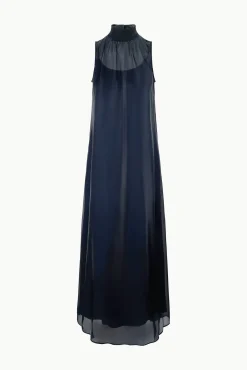 STAUD ALBEE DRESS MIDNIGHT BLACK><noscript><img width=