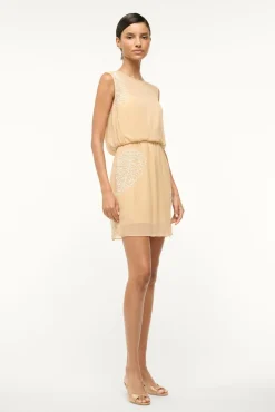 STAUD AMELIE DRESS SANDY PALM> Mini Dresses|Dresses