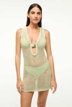 STAUD ANOK DRESS PALE JADE><noscript><img width=