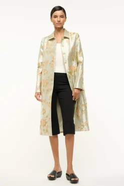 STAUD ANTOINETTE COAT METALLIC BLOOM> Outerwear & Jackets|The Evening Edit