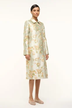STAUD ANTOINETTE COAT METALLIC BLOOM><noscript><img width=