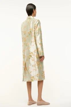 STAUD ANTOINETTE COAT METALLIC BLOOM><noscript><img width=