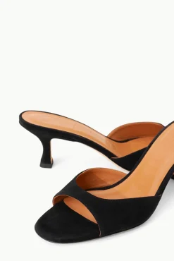 STAUD BRIGITTE MULE BLACK SUEDE><noscript><img width=