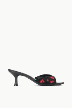 STAUD BRIGITTE MULE> The Evening Edit|Mules & Flats