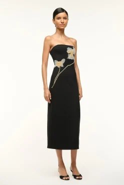 STAUD BROOKE DRESS BOTANICAL SHADOWS><noscript><img width=