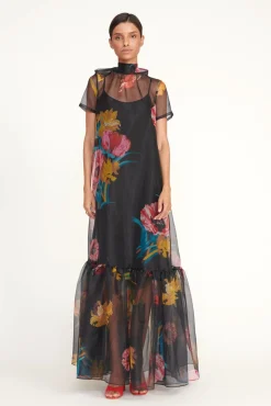 STAUD CALLUNA DRESS FIRST BLOOM NIGHT> The Evening Edit|Maxi Dresses
