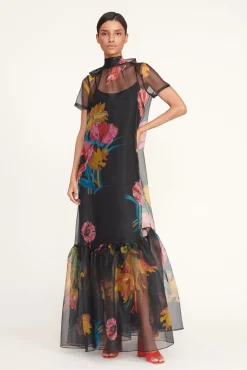 STAUD CALLUNA DRESS FIRST BLOOM NIGHT><noscript><img width=