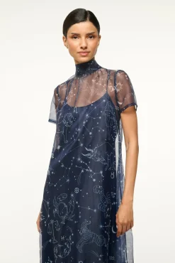 STAUD CALLUNA DRESS ZODIAC CONSTELLATION><noscript><img width=
