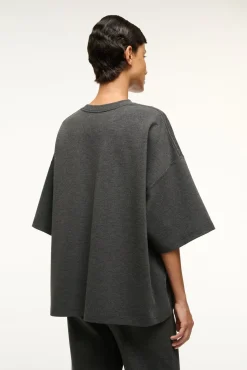 STAUD CAPSULE TOP HEATHER GREY><noscript><img width=