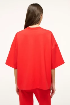 STAUD CAPSULE TOP RED ROSE><noscript><img width=