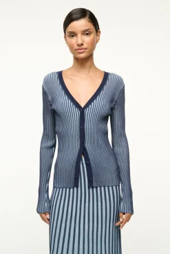 STAUD CARGO SWEATER NAVY CLEAR BLUE><noscript><img width=