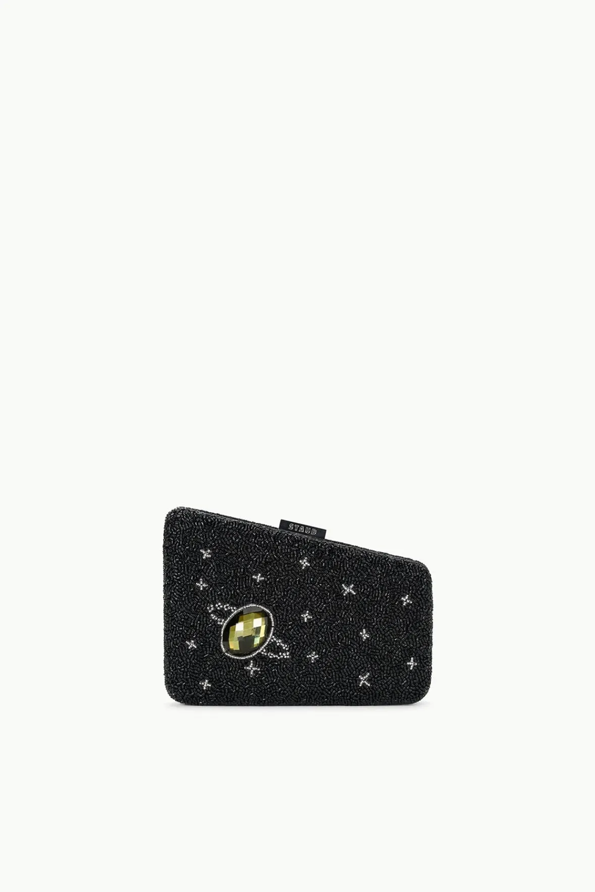 STAUD CARMELLA BEADED CLUTCH BLACK CELESTIAL> The Evening Edit|Beaded/novelty