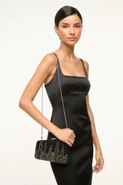 STAUD CARMELLA BEADED CLUTCH NYC SKYLINE><noscript><img width=