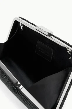 STAUD CARMELLA BEADED CLUTCH NYC SKYLINE><noscript><img width=