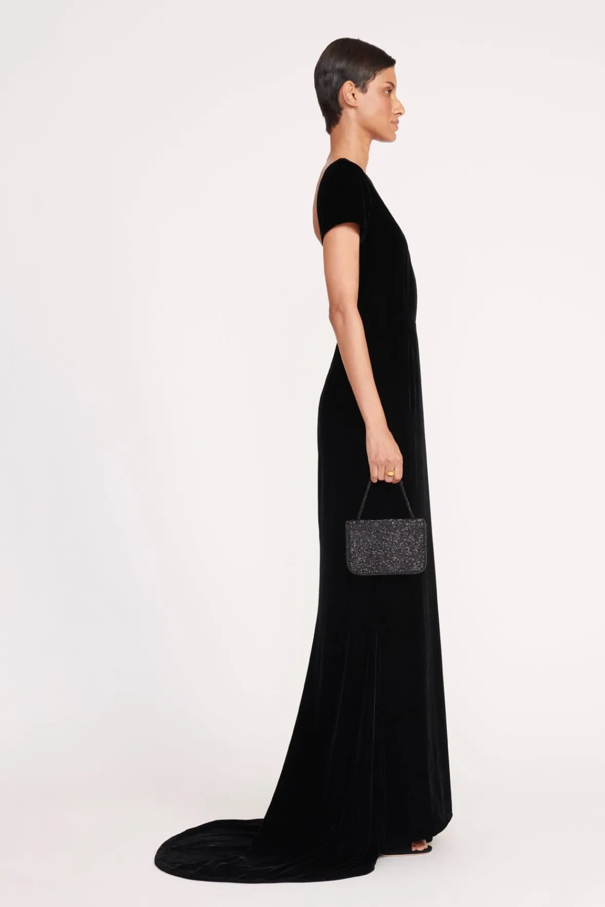 STAUD CARMEN BEADED BOX BAG> The Evening Edit|Clutches & Handhelds