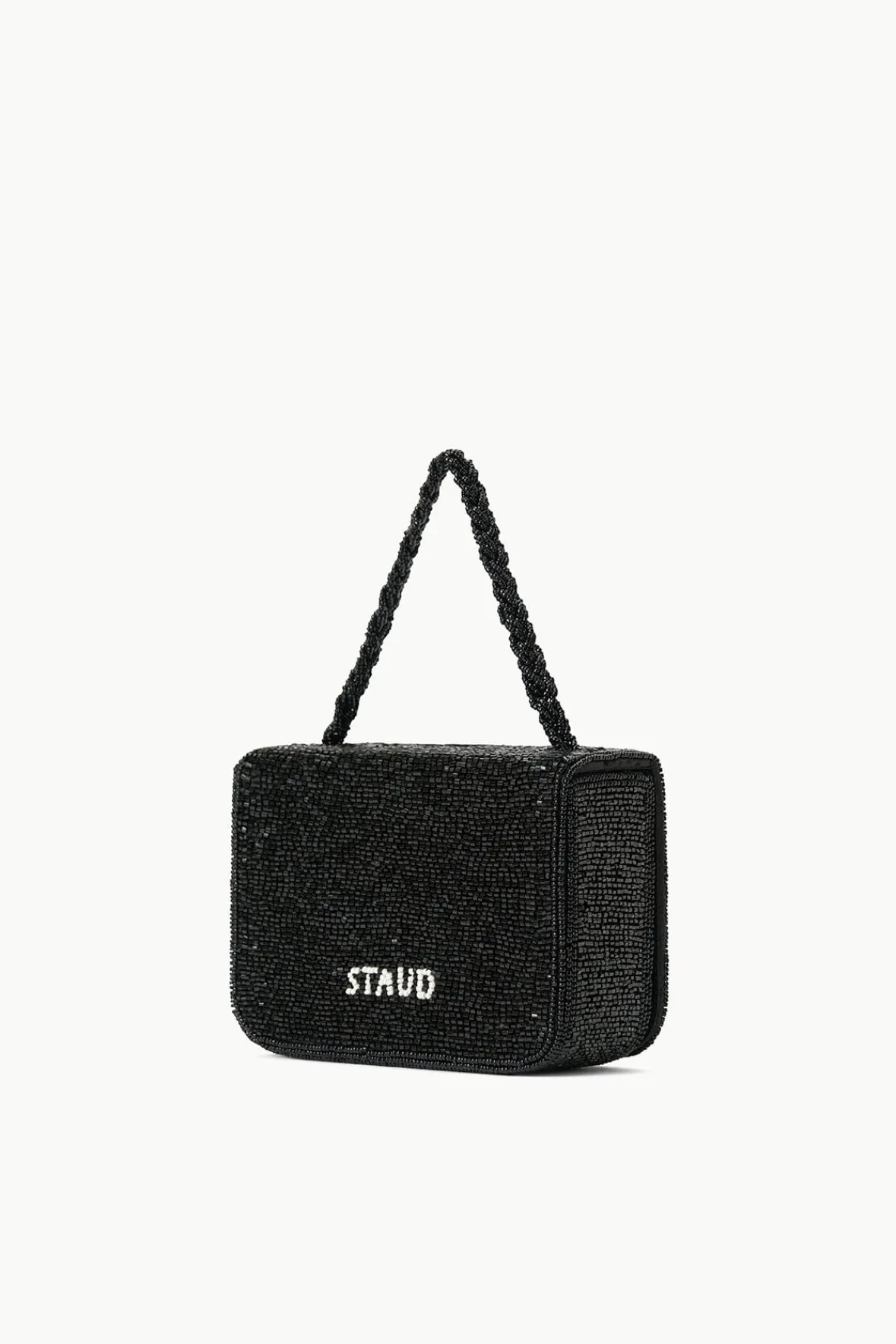 STAUD CARMEN BEADED BOX BAG> The Evening Edit|Clutches & Handhelds