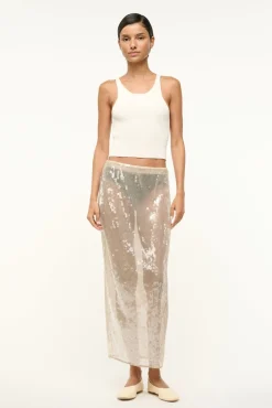 STAUD CASEY SKIRT><noscript><img width=