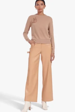 STAUD CUSTOM CASHMERE CREWNECK SWEATER |><noscript><img width=