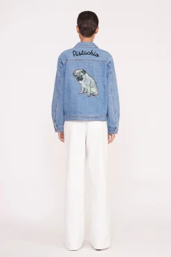 STAUD CUSTOM CLASSIC OVERSIZED RYAN JACKET | MEDIUM WASH> Outerwear & Jackets|Custom Clothing