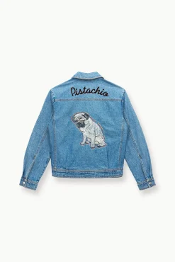 STAUD CUSTOM CLASSIC OVERSIZED RYAN JACKET | MEDIUM WASH> Outerwear & Jackets|Custom Clothing