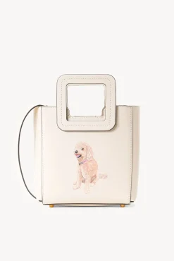 STAUD CUSTOM MINI SHIRLEY LEATHER BAG | CREAM> Custom Handbags|Custom Handbags