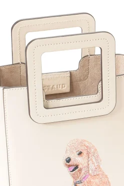 STAUD CUSTOM MINI SHIRLEY LEATHER BAG | CREAM> Custom Handbags|Custom Handbags