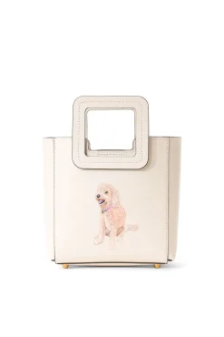 STAUD CUSTOM MINI SHIRLEY LEATHER BAG | CREAM><noscript><img width=