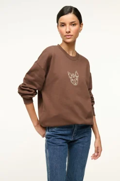 STAUD CUSTOM x C.BONZ OVERSIZED SWEATSHIRT |><noscript><img width=