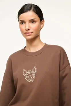 STAUD CUSTOM x C.BONZ OVERSIZED SWEATSHIRT |><noscript><img width=