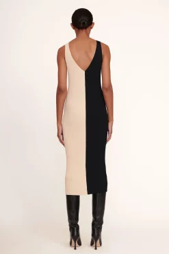 STAUD DANA DRESS BUFF BLACK><noscript><img width=