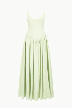 STAUD DENA DRESS PALE JADE><noscript><img width=
