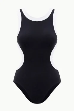 STAUD DOLCE ONE PIECE BLACK WHITE><noscript><img width=