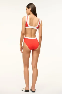 STAUD DOLCE ONE PIECE RED WHITE><noscript><img width=