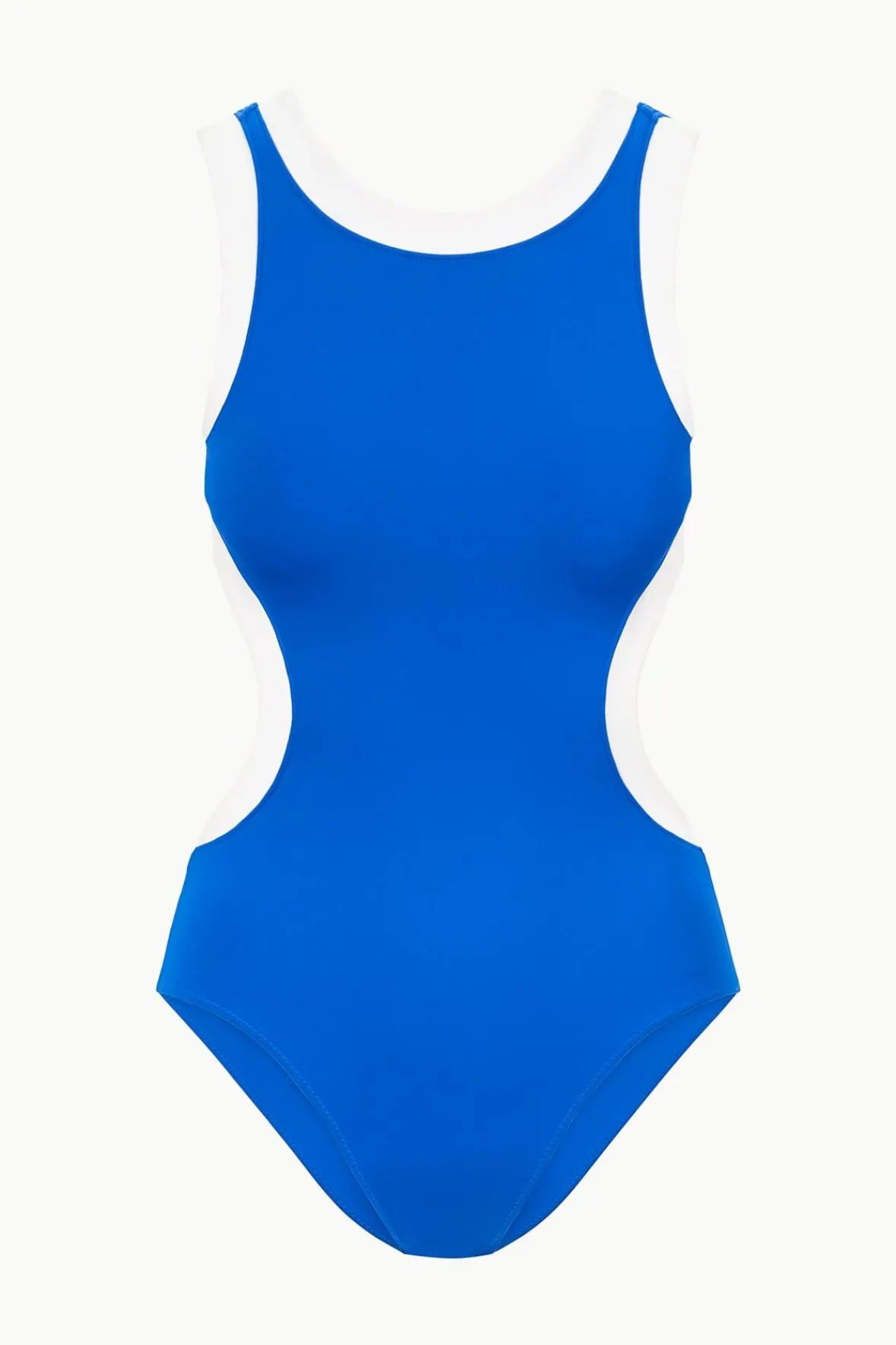 STAUD DOLCE ONE PIECE SAPPHIRE WHITE> Swim|One Pieces