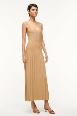 STAUD ELLISON DRESS> Knit Dresses|Midi Dresses