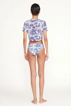 STAUD FERNANDA TOP BLUE TOILE><noscript><img width=