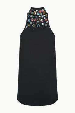 STAUD FINN DRESS BLACK CELESTIAL><noscript><img width=