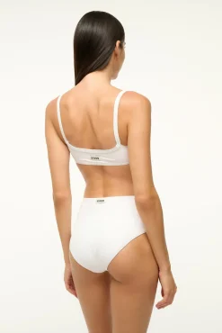 STAUD GIA BIKINI TOP BRIGHT WHITE> Swim|Bikinis