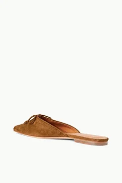 STAUD GINA MULE TAN SUEDE><noscript><img width=